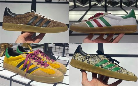 adidas gucci collab gazelle|adidas x gucci collaboration.